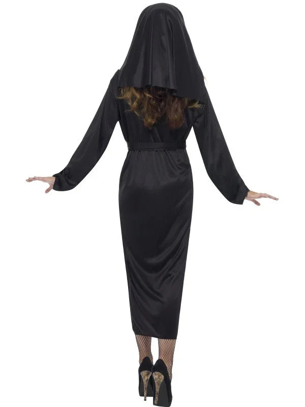 Disfraz de Monja con Cofia para Mujer Monjas Smiffys